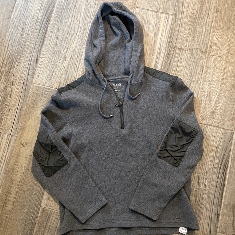 Mens Michael Kors Quater Zip Hoodie